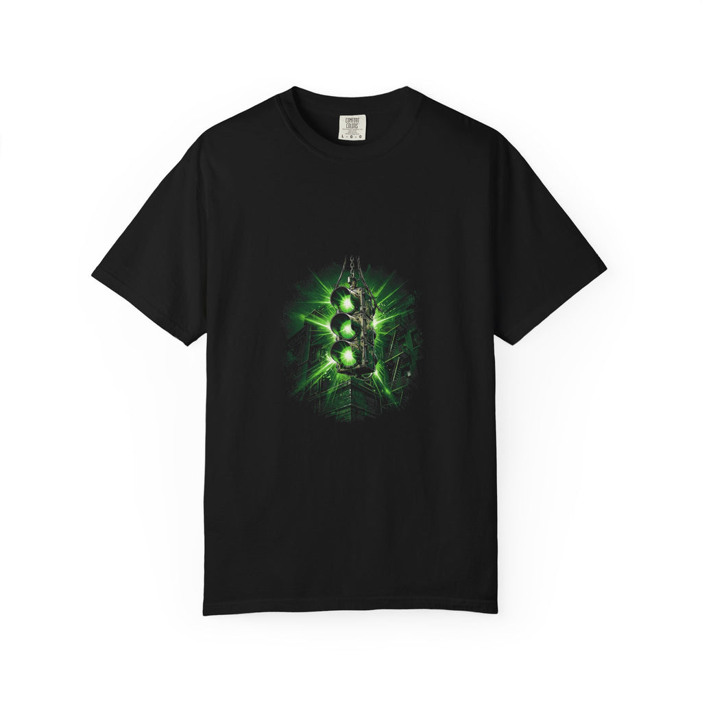 LOUD MONEY URBAN — Green Lights Only Graphic Tee (Onyx)