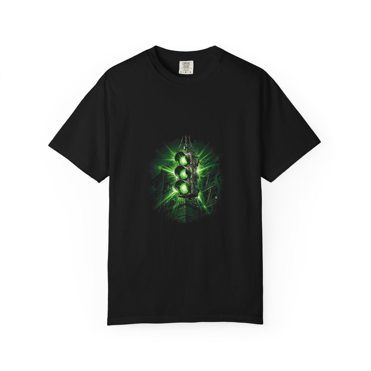 LOUD MONEY URBAN — Green Lights Only Graphic Tee (Onyx)