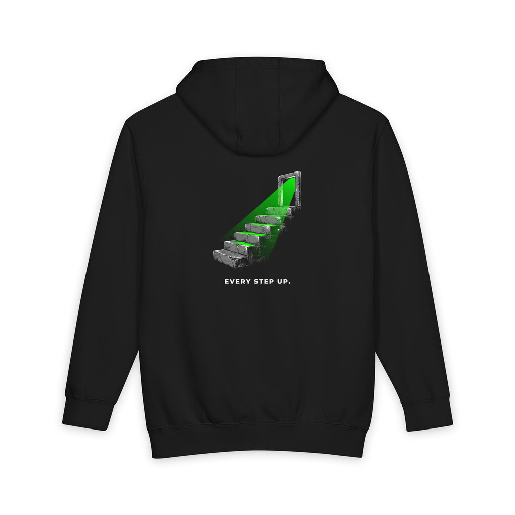 LOUD MONEY URBAN — The Staircase Graphic Hoodie (Onyx)