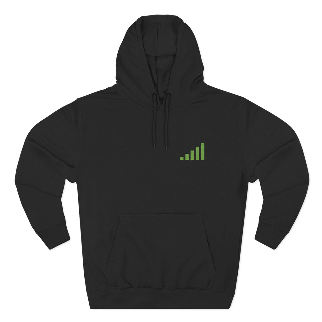 LOUD MONEY CASUAL — Thread Count Embroidered Hoodie (Onyx)