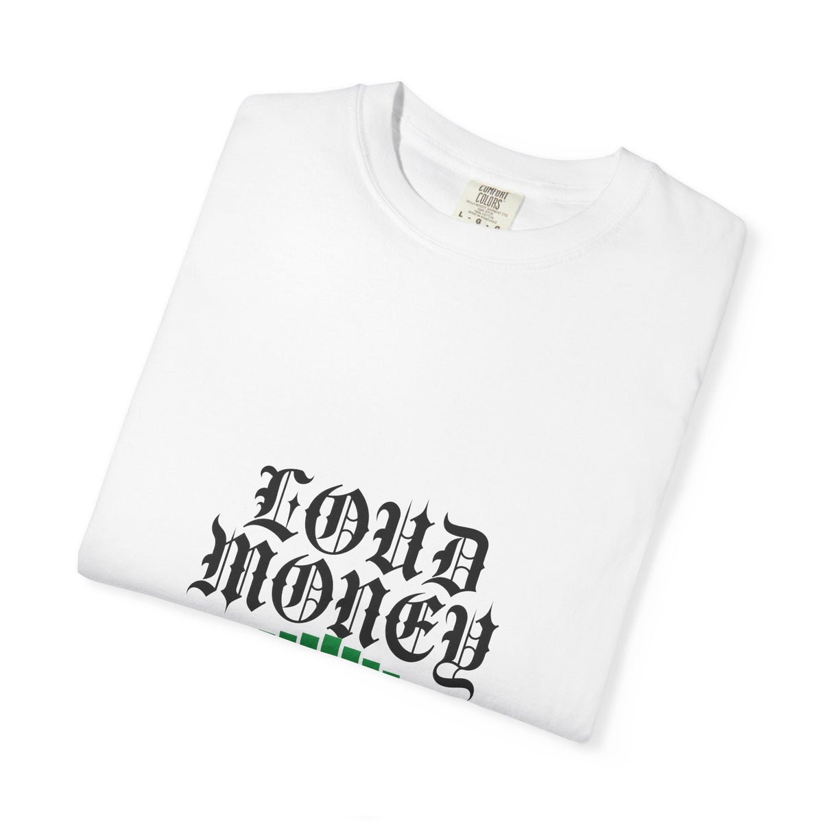 LOUD MONEY URBAN — Front Row Tee (Onyx / White)