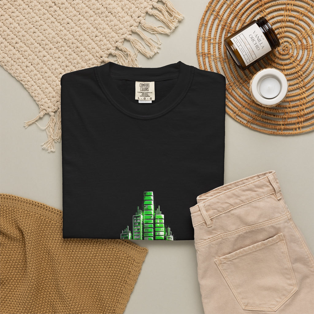 LOUD MONEY URBAN — Skyline Bars Graphic Tee (Onyx)