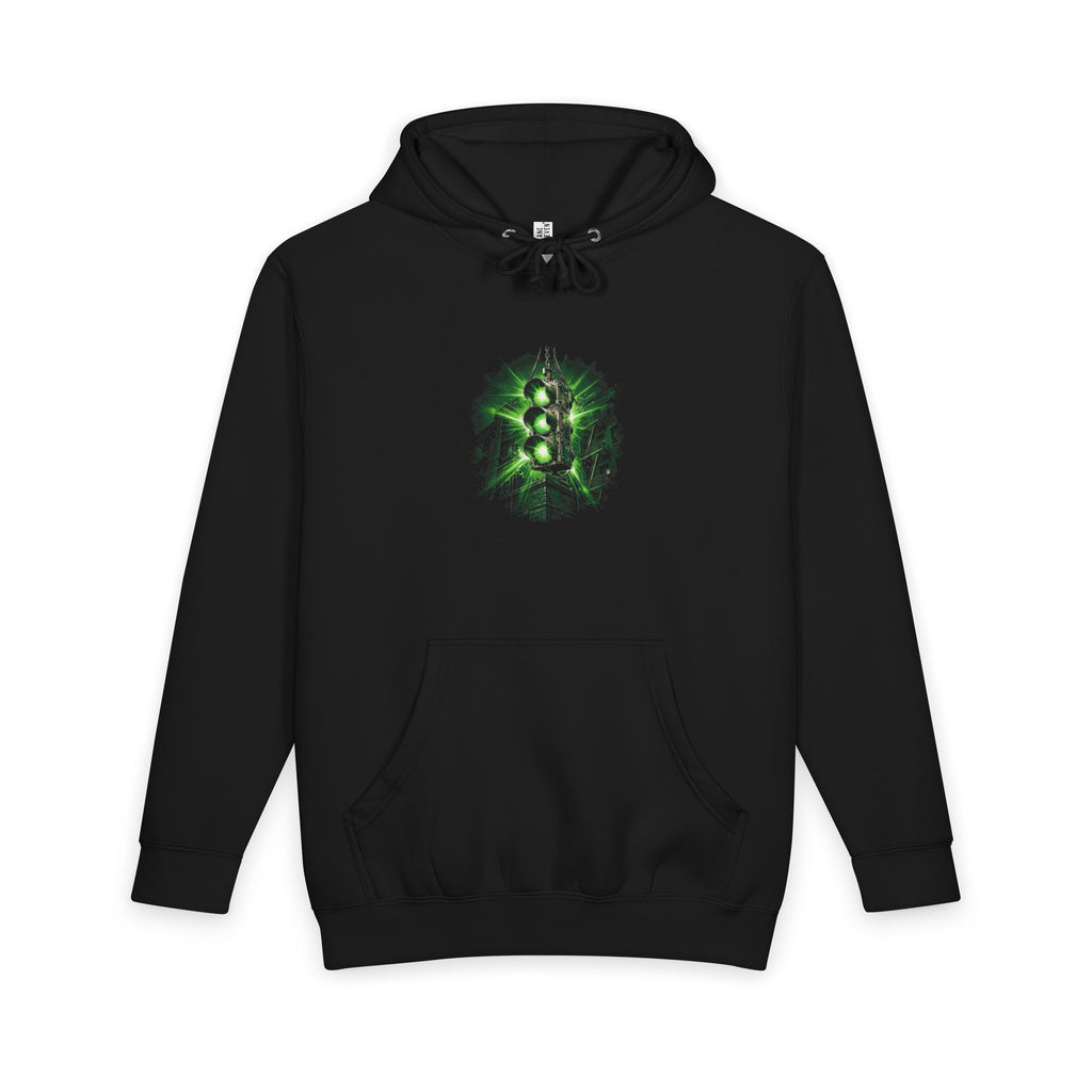 LOUD MONEY URBAN — Green Lights Only Graphic Hoodie (Onyx)