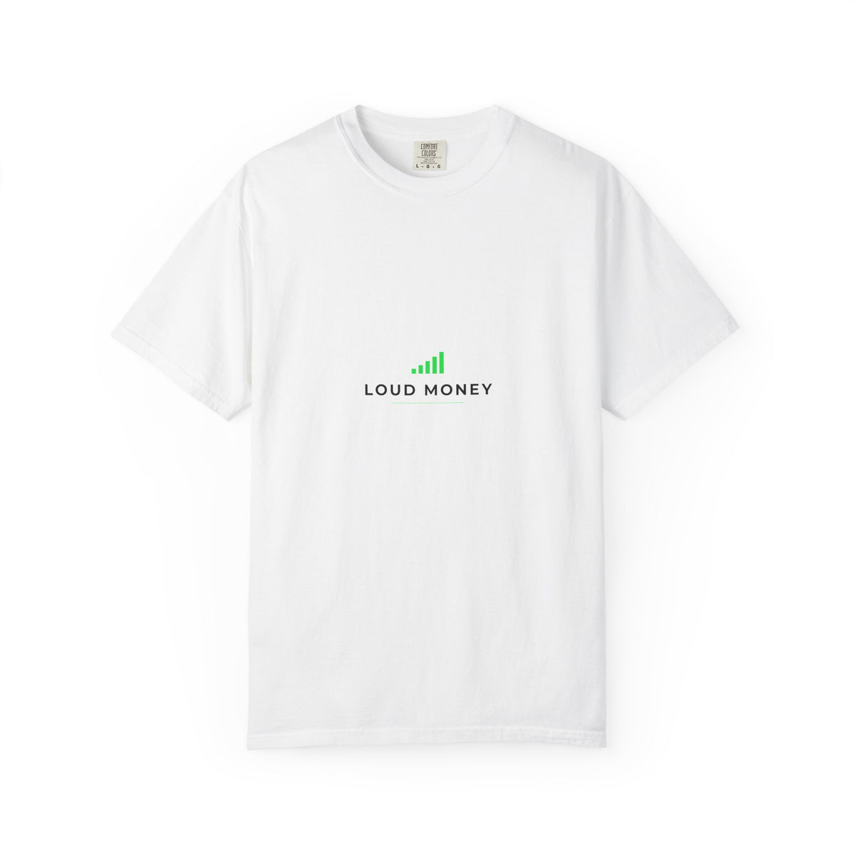 LOUD MONEY — Essential Tee, Chest Lockup (Onyx / White)