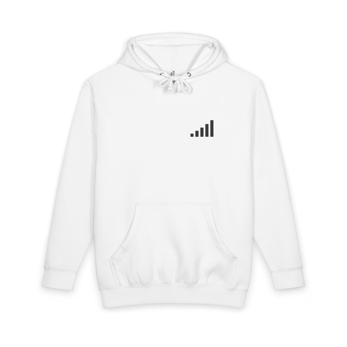 LOUD MONEY URBAN — Max Volume Heavyweight Hoodie (Onyx / White)