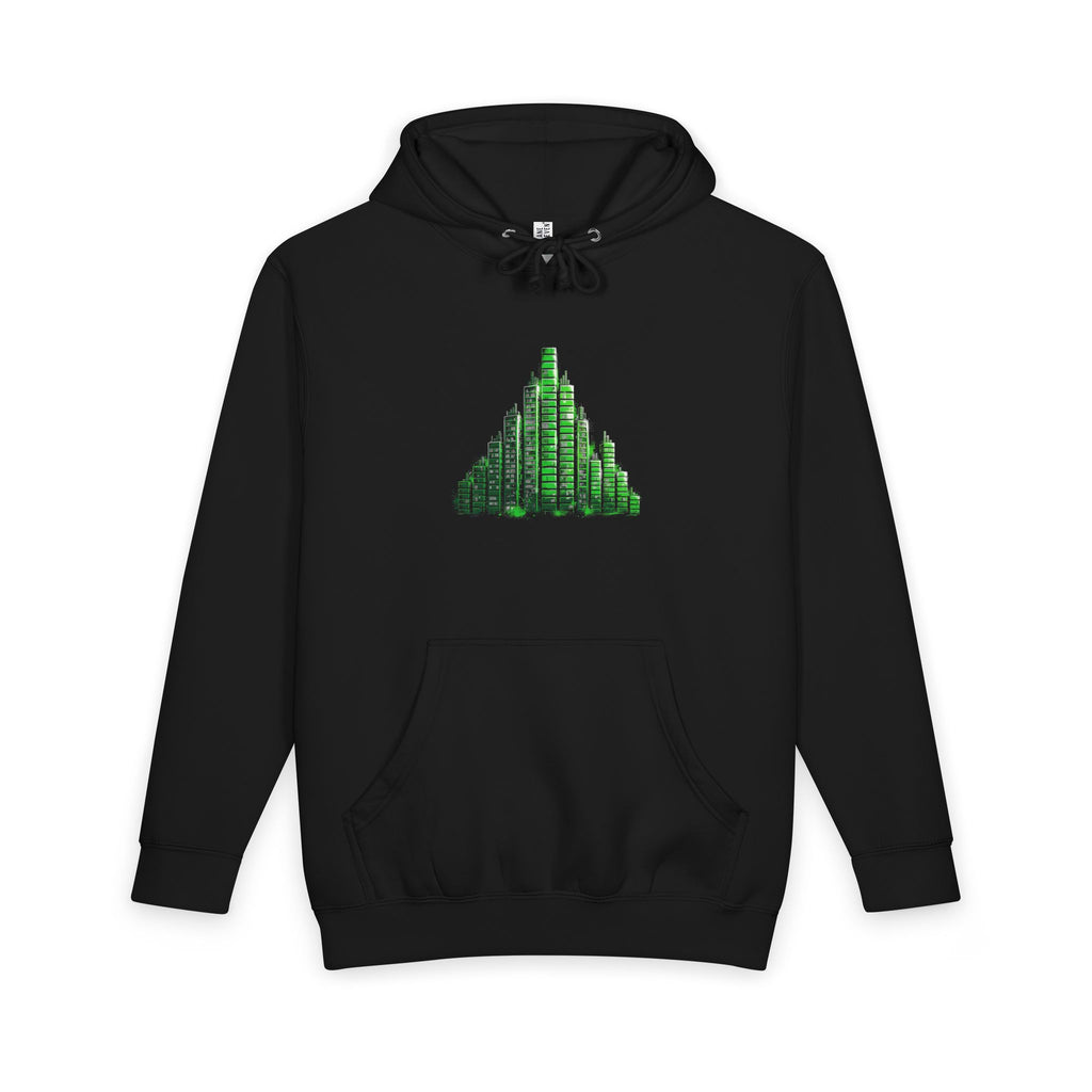 LOUD MONEY URBAN — Skyline Bars Graphic Hoodie (Onyx)