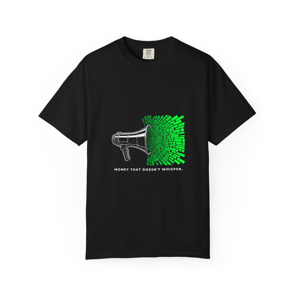 LOUD MONEY URBAN — Doesn't Whisper Graphic Tee (Onyx)