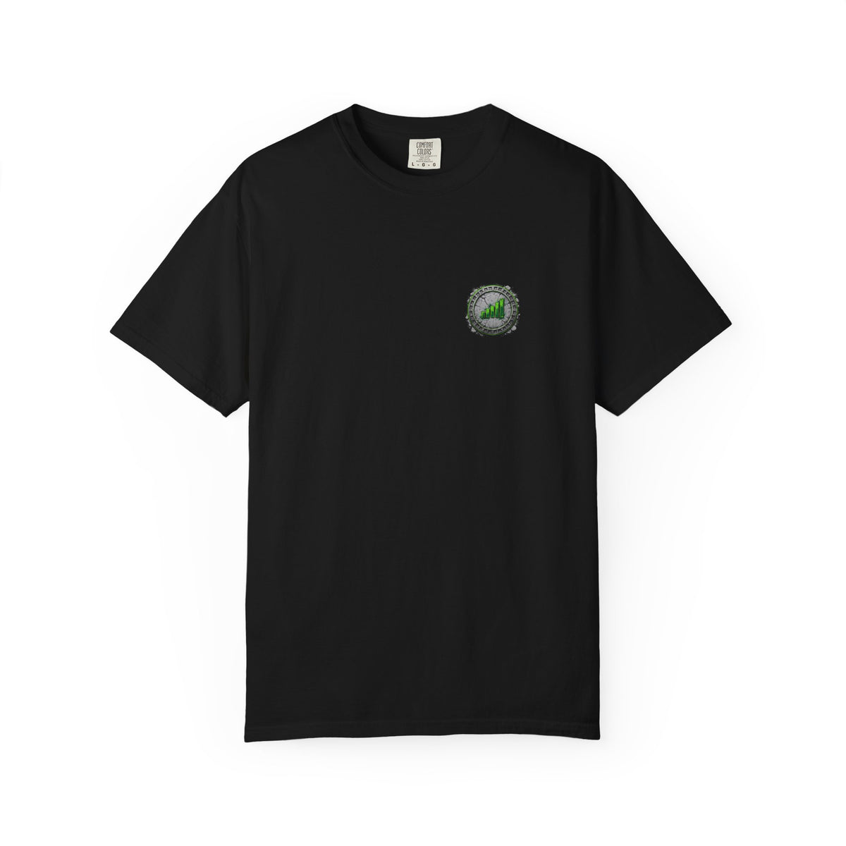 LOUD MONEY URBAN — Concrete Coin Badge Tee (Onyx)