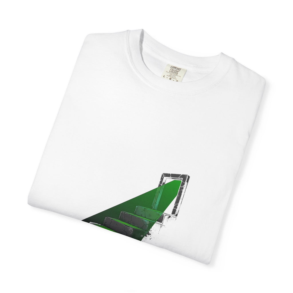 LOUD MONEY URBAN — The Staircase Graphic Tee (Onyx / White)