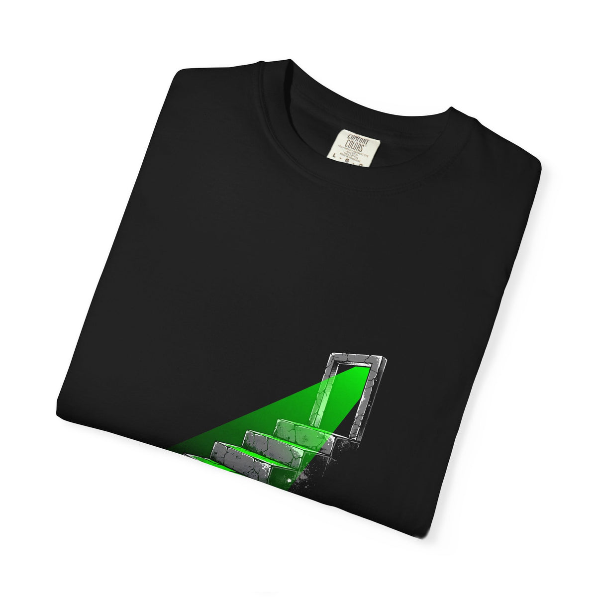 LOUD MONEY URBAN — The Staircase Graphic Tee (Onyx / White)