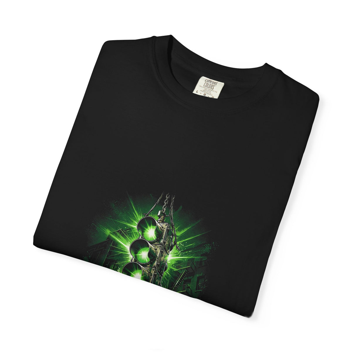 LOUD MONEY URBAN — Green Lights Only Graphic Tee (Onyx)