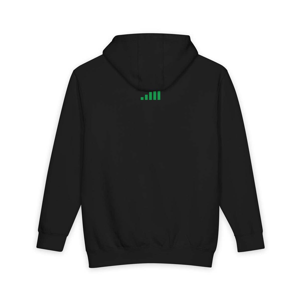 LOUD MONEY URBAN — Green Lights Only Graphic Hoodie (Onyx)