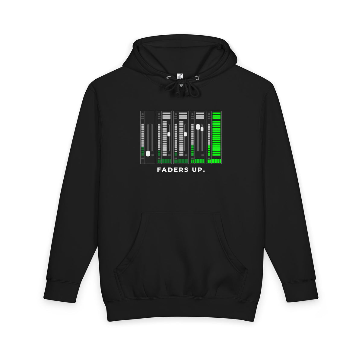 LOUD MONEY URBAN — Faders Up Graphic Hoodie (Onyx)