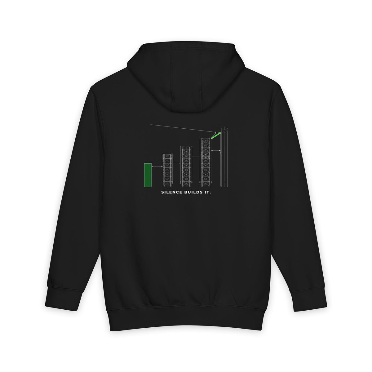 LOUD MONEY URBAN — The Blueprint Back Print Hoodie (Onyx)