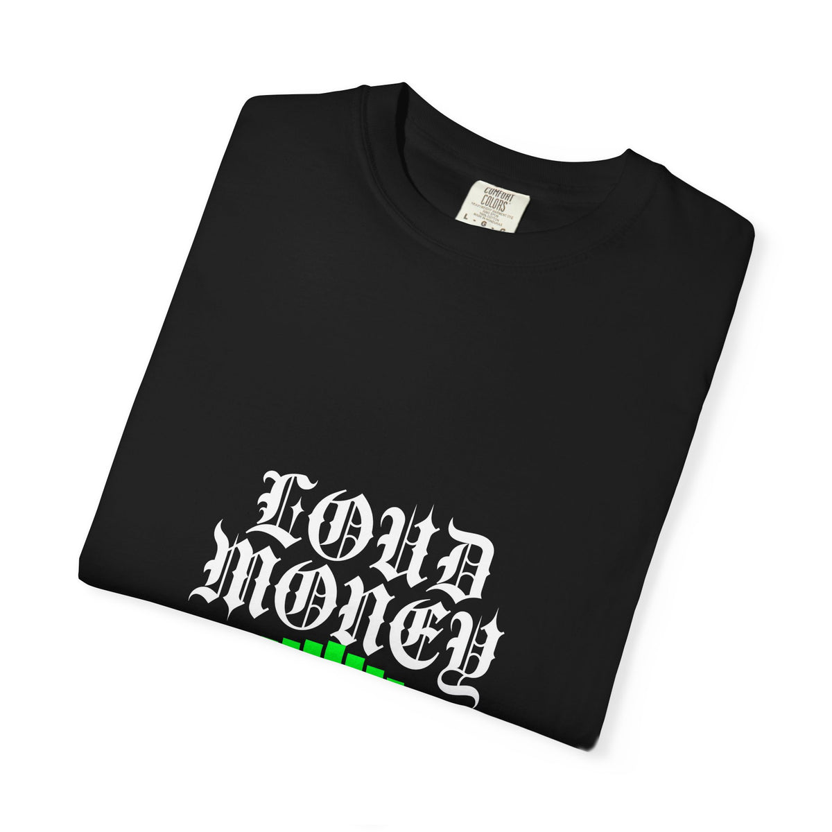 LOUD MONEY URBAN — Front Row Tee (Onyx / White)