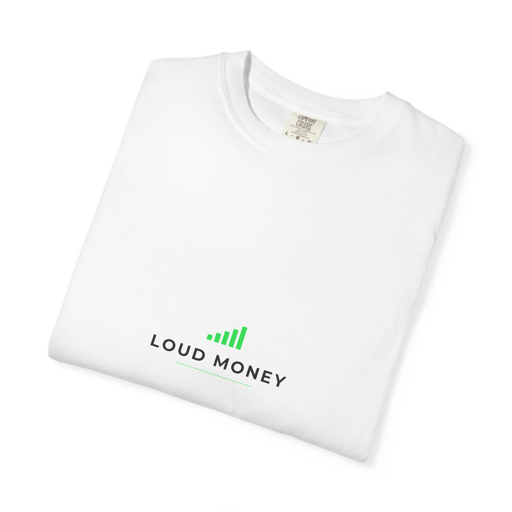 LOUD MONEY — Essential Tee, Chest Lockup (Onyx / White)