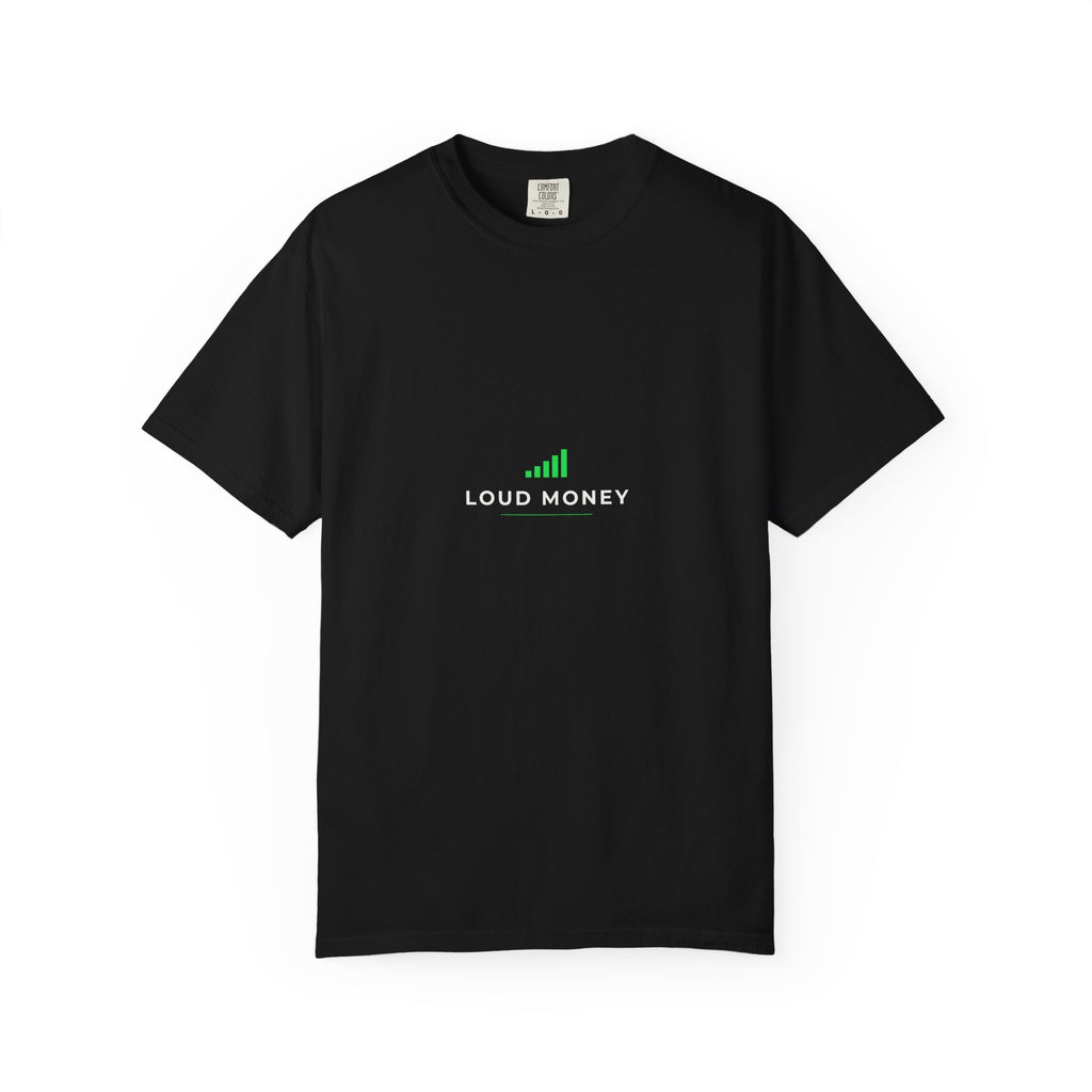 LOUD MONEY — Essential Tee, Chest Lockup (Onyx / White)