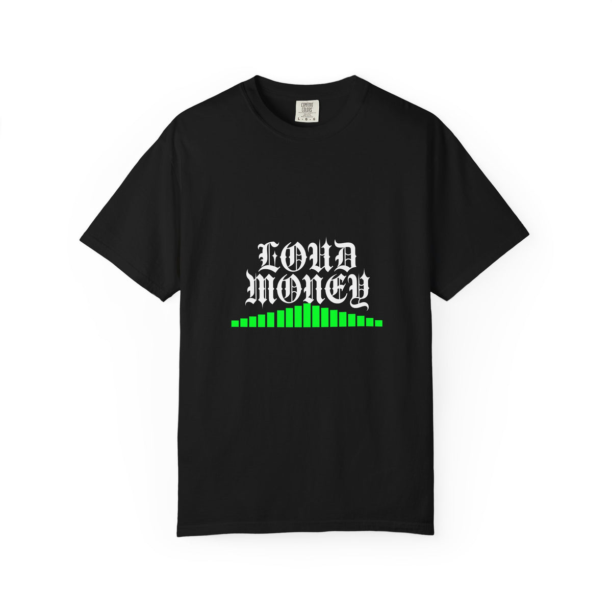 LOUD MONEY URBAN — Front Row Tee (Onyx / White)