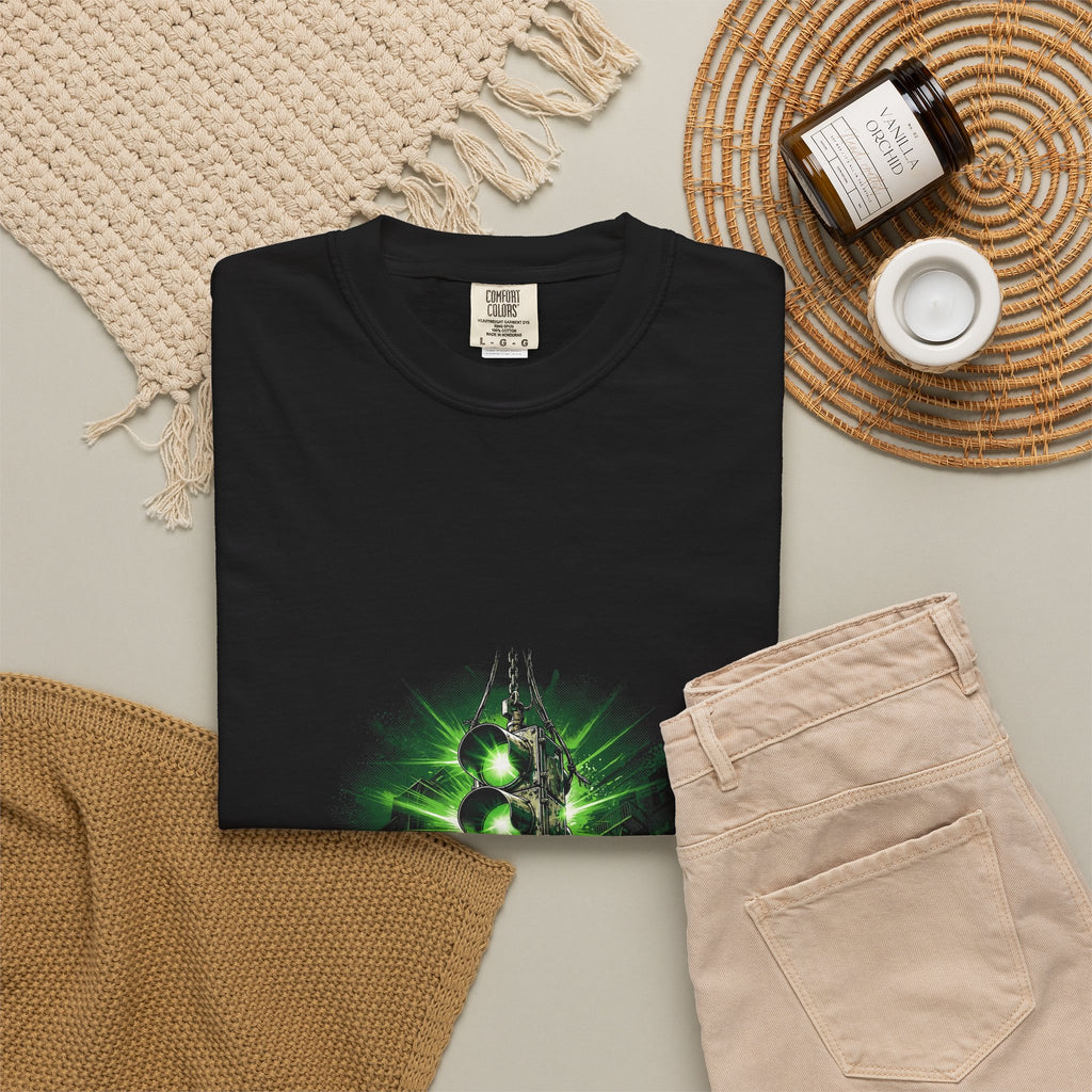 LOUD MONEY URBAN — Green Lights Only Graphic Tee (Onyx)